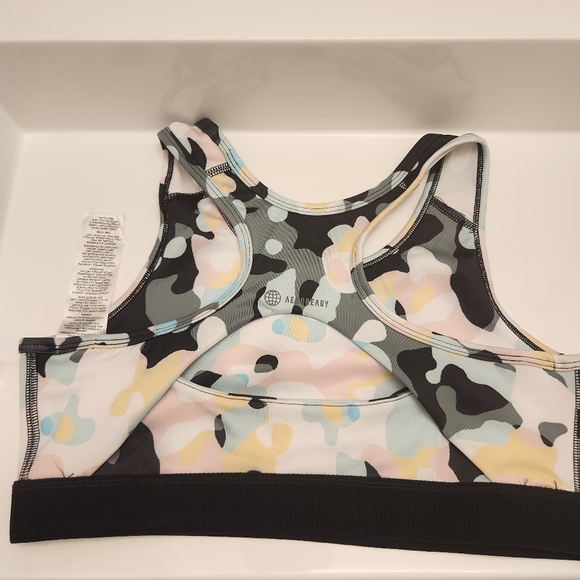Adidas TECHFIT ALLOVER PRINT BRA - Picture 5 of 6